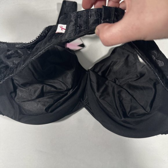 NWT Wacaol‎ [ 42DD US ] Awareness Underwire Bra in Black #6277 - Picture 11 of 13